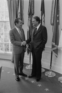 Billy Graham and Richard Nixon August 10, 1971