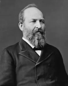 James Garfield (November 19, 1831 – September 19, 1881) was the 20th president of the United States, serving from March 4, 1881, until his death six months later