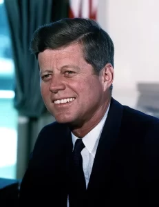 John F. Kennedy often referred to by his initials JFK, was an American politician who served as the 35th president of the United States from 1961 until his assassination in 1963