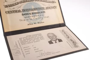 CIA Identification Card Allen Dulles