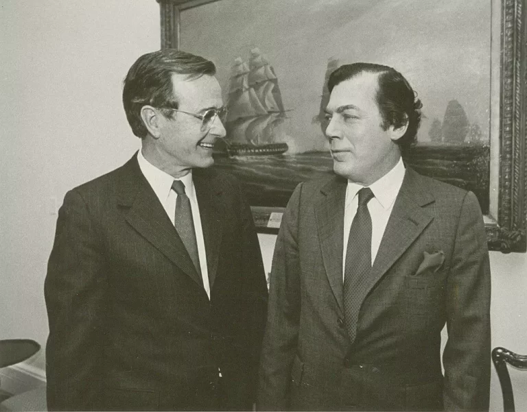 Edgar M Bronfman and George H.W. Bush 21 November 2008