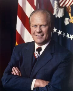 Gerald Ford presidential portrait August 27, 1974