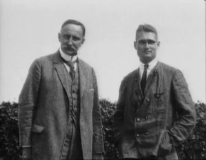 Portrait of Karl Haushofer and Rudolf Hess circa 1920