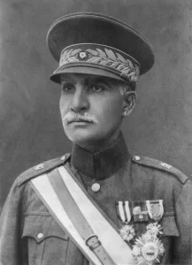 Picture of Reza Shah, emperor of Iran in the early 30's in uniform circa 1931