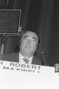 Robert Maxwell Czechoslovak-born British media proprietor, member of parliament (MP), suspected spy, and fraudster.