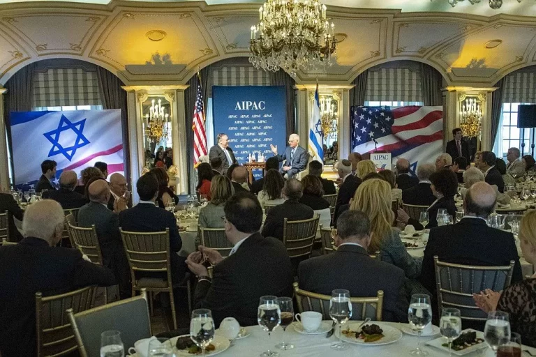 U.S. Secretary of State Michael R. Pompeo delivers remarks to the American Israel Public Affairs Committee (AIPAC), in New York City, New York on May 28, 2019