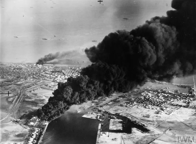 Suez canal invasion Terminal Fire