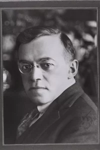 Vladamir Jabotinsky (1880-1940) Russian Jewish Revisionist Zionist leader founder of the co-founder of the Jewish Legion of the British army in World War I. Later he established several Jewish organizations in Palestine, including Betar, Hatzohar, and the Irgun