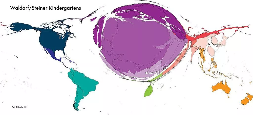 Rudolf Steiner Education and Waldorf Schools: Centenary World Maps of the Global Diffusion of “the School of the Future”. Journal of Social Sciences and Humanities