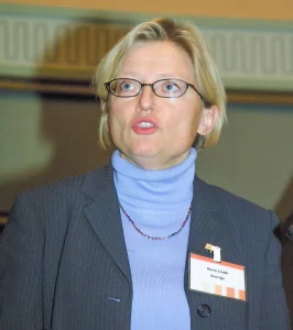 Anna Lindh, foreign minister of Sweden October 2002