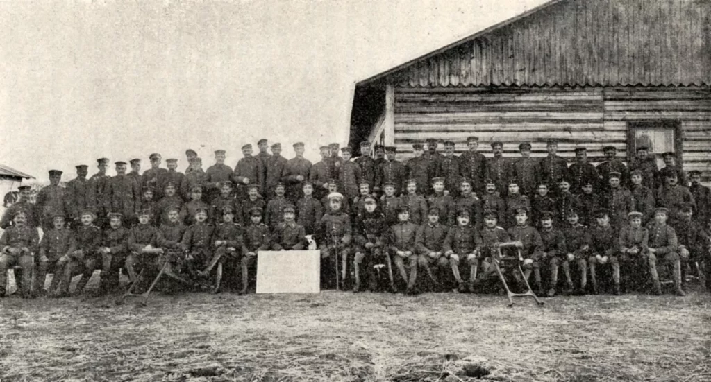 German troops in Zalotonosha, Ukraine in 1918