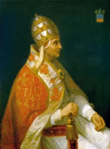 Portrait of pope Urban V