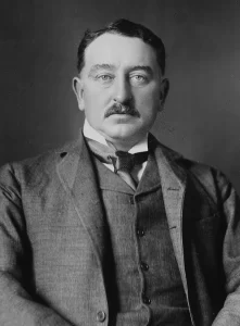 Cecil (John) Rhodes, British financier and politician. He built an empire in South Africa. Prime minister of Cape Colony (1890-96). Organizer of the diamond mining company (De Beers Consolidated Mines Ltd. (1888))