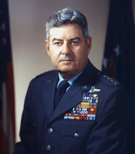 US Air Force photograph of General Curtis LeMay. Taken some time after 1951 when he became a four star general