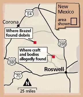 Roswell crash location