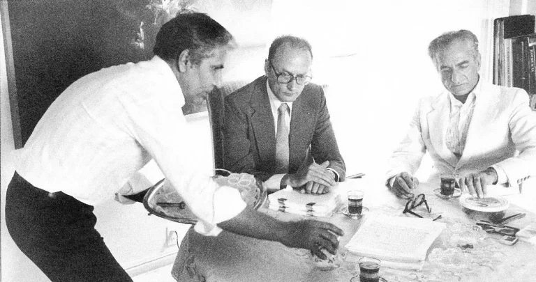 Shah Mohammad Reza Pahlavi, Henry Boniet in Cuernavaca, Mexico, 1979