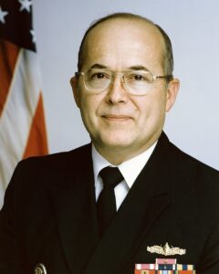 John Poindexter, former Navy admiral and National Security Advisor 1985