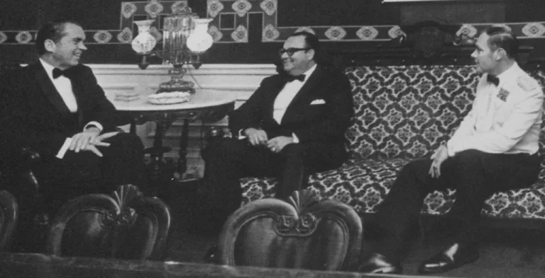 Left to right: Richard Nixon, Anastasio Somoza Debayle, Alexander M. Haig, Jr. 2 June 1971