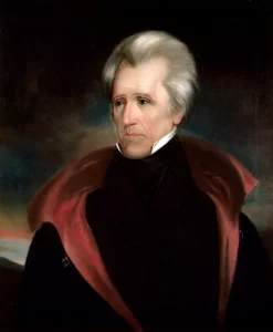 Portrait of Andrew Jackson, the seventh president of the United States