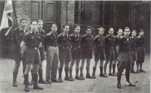 Young Jewish members of Betar in Poland, 1936.