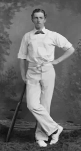 English cricketer Charles Studd (1860 - 1931), circa 1882. He died in the Belgian Congo, carrying out missionary work