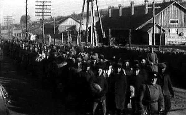 Prisoners on building of Moscow-Volga canal between 1932 and 1937