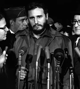 Fidel Castro arrives MATS Terminal, Washington, D.C.