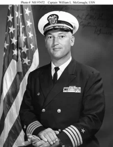 Captain William Loren McGonagle, USN, 4 October 1967, U.S. Navy Photograph