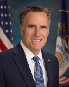 US Senator Mitt Romney of Utah