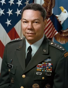 United States Army General Colin Powell, Chairman of the Joint Chiefs of Staff.