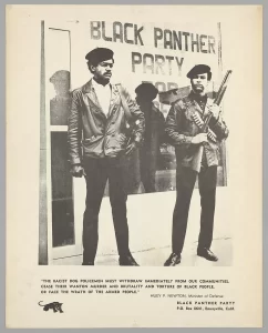 Huey P. Newton and Bobby Seale founders of the Black Panther Party