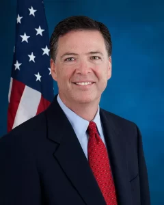 James Comey' Seventh Director of the Federal Bureau of Investigation.