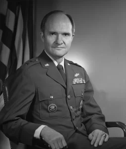 Major General Brent Scowcroft during his tenure as Deputy Assistant to President Richard Nixon in October 1973