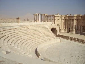 The Palmyra Roman Ampitheatre in Syria