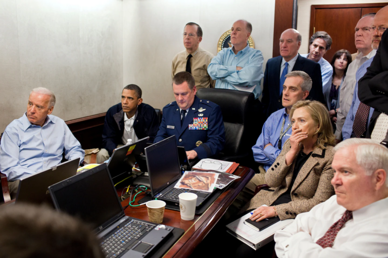 The Situation Room during the death of Osama Bin Laden