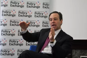 David Frum at his talk 'Why Romney Lost'.