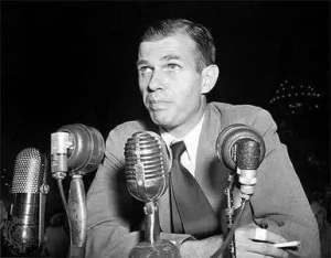 Alger Hiss, American statesman accused of espionage