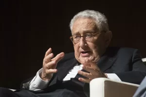 Henry Kissinger, former U.S. Secretary of State and national security advisor for Presidents Richard Nixon and Gerald Ford, discusses the Vietnam War with LBJ Presidential Library