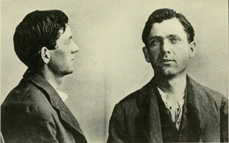 Mugshots of Leon Czolgosz from after his arrest for the assassination of US President William McKinley in 1901.