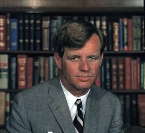 Senator Robert F. Kennedy (D-NY) is seen in 1966.