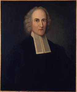 A portrait of The Reverend Jonathan Edwards