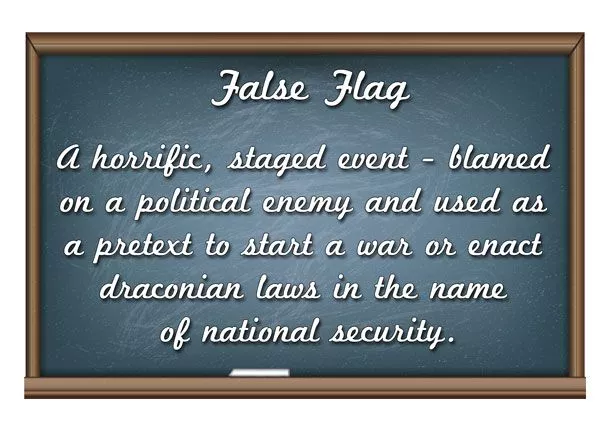 Description of a false flag event