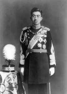 Hirohito in dress uniform