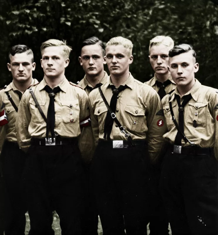 Group photo of Hitler youth