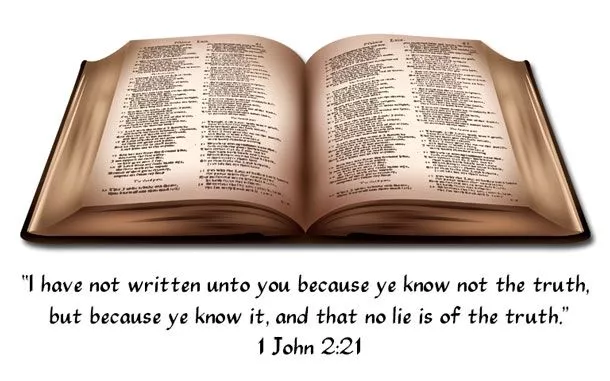 1 John 2:21