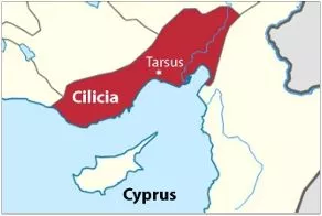 Map of Tarsus